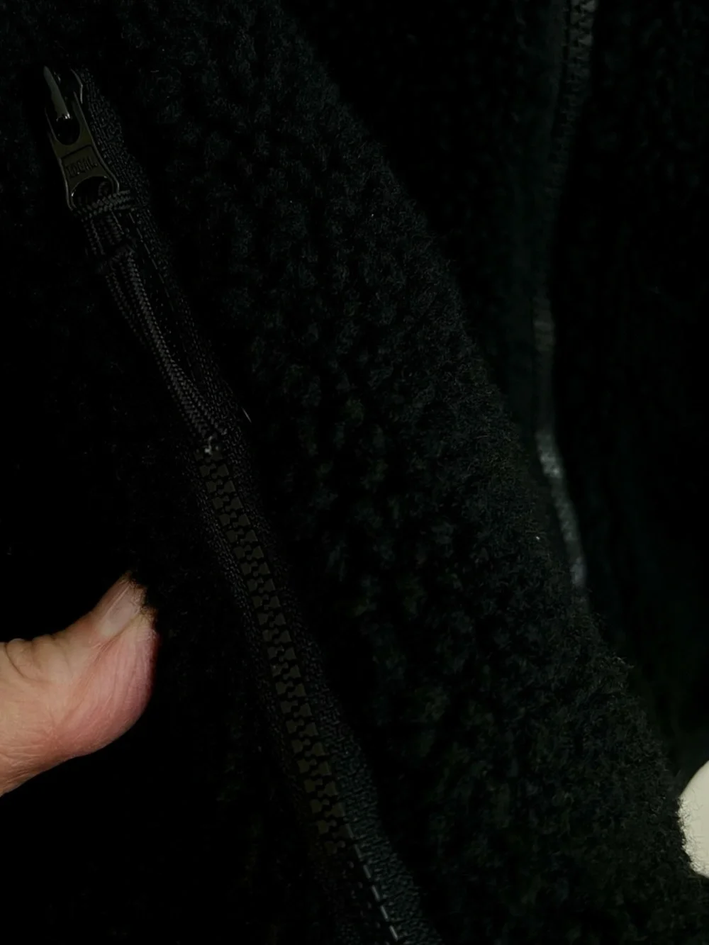 J. Crew Authentic Outerwear Sherpa Fleece Vest, Black, Men’s XL